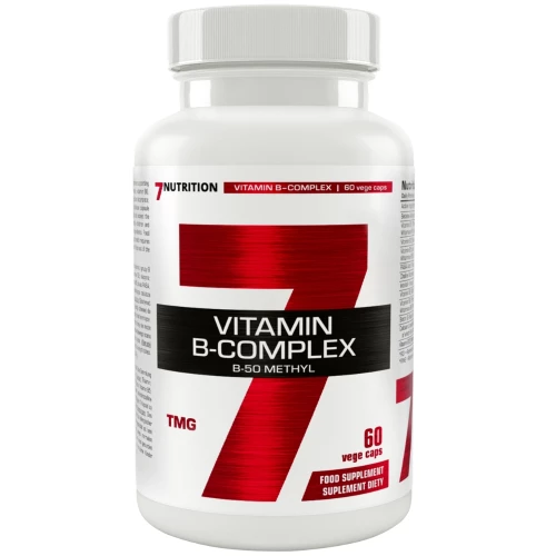 7Nutrition - Vitamin B Complex B50 Methyl - 60 kapsułek 7Nutrition - Vitamin B Complex B50 Methyl - 60 kapsułek